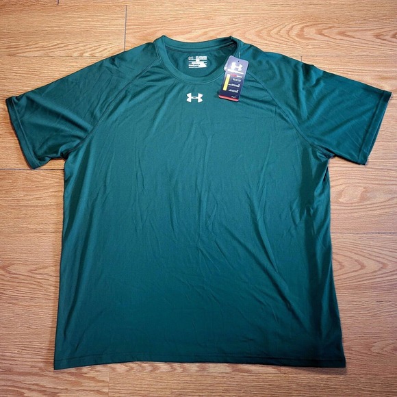 Under armour Other - Under Armour Men's Heat Gear T-shirt Size XXL Loose Fit Green NWT